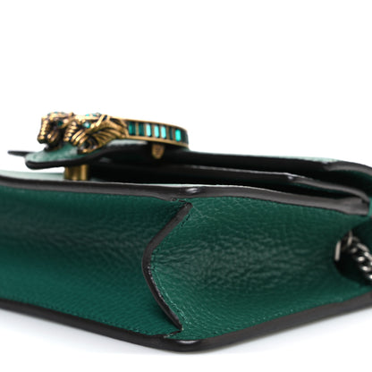 Gucci Dollar Calfskin Crystal Mini Dionysus Top Handle Bag Emerald 9 of 9