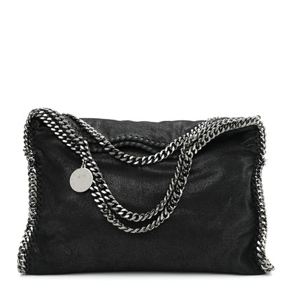 Stella McCartney Shaggy Deer Falabella Fold Over Tote Black 1 of 11