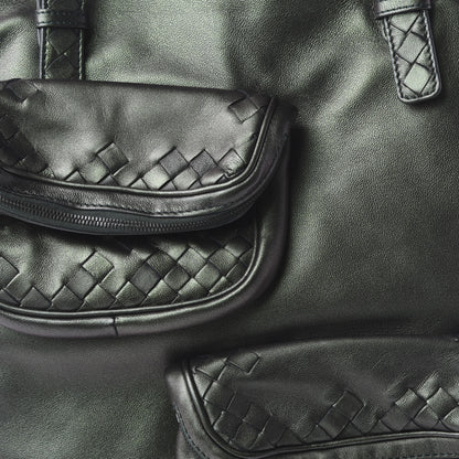 Bottega Veneta Iridescent Scarabee Multi Pocket Tote Green 9 of 9