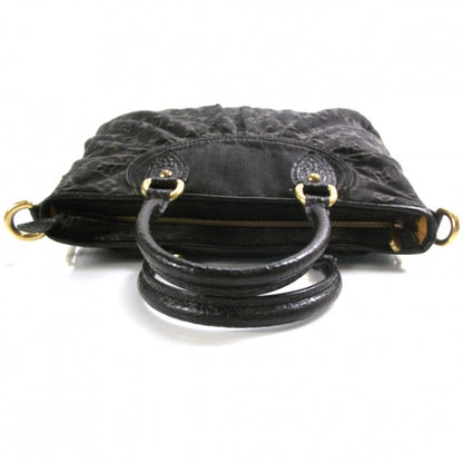 Louis Vuitton Denim Neo Cabby GM Black 6 of 9