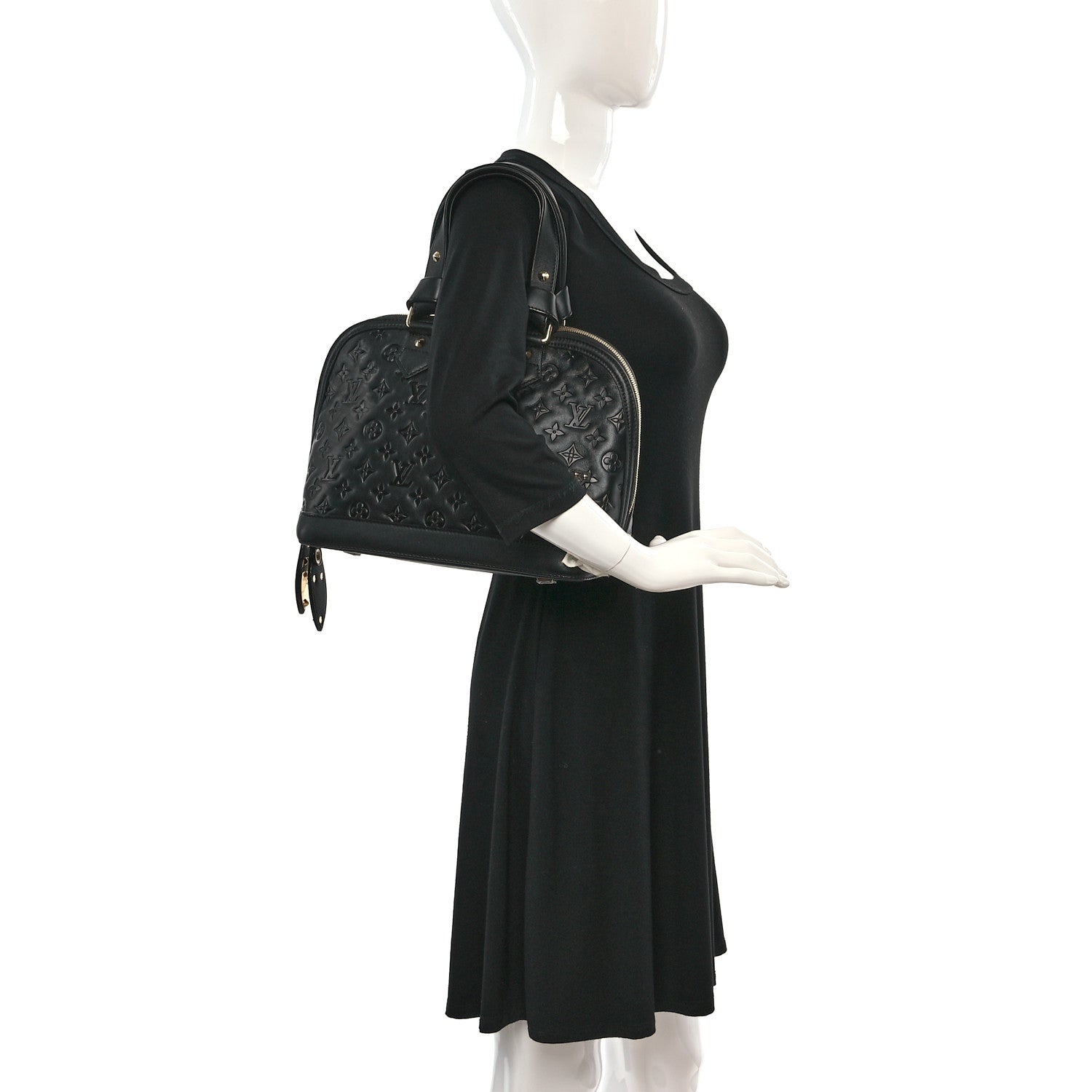 Louis Vuitton Monogram Double Jeu Neo Alma Black 2 of 14