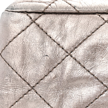 Chanel Metallic Aged Calfskin Quilted 2.55 Reissue 227 Flap Silver 12 of 13