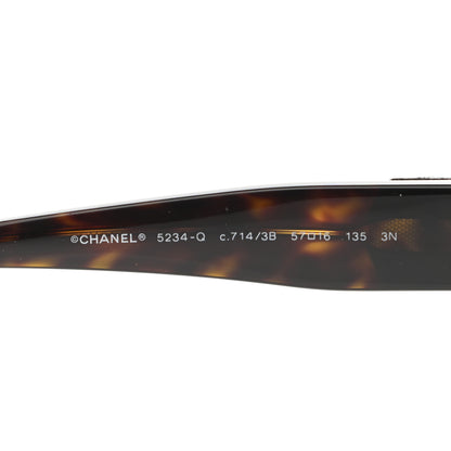 Chanel Acetate CC Turnlock Sunglasses 5234 Q Tortoise 6 of 6