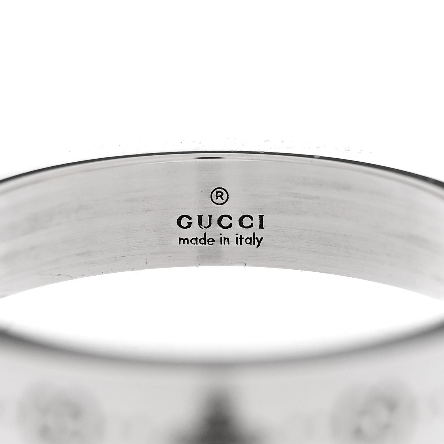 Gucci Sterling Silver Narrow Bee Ring 59 8.75 4 of 7