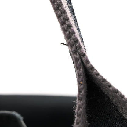 Hermes Canvas Herline MM Tote Black 11 of 15