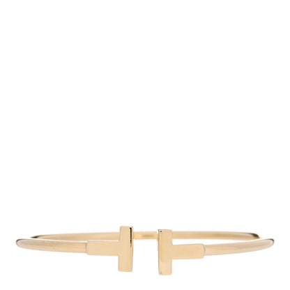 Tiffany 18K Yellow Gold T Wire Bracelet 1 of 3