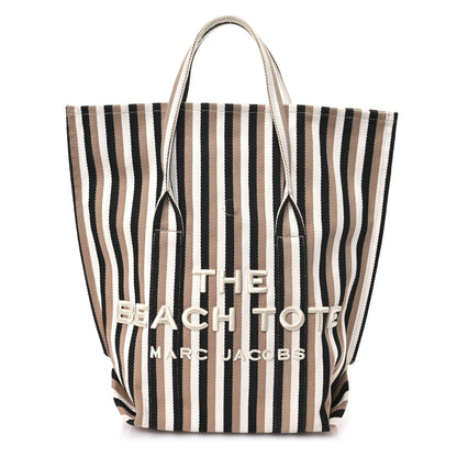 Marc Jacobs Jacquard Striped The Beach Tote Camel Multicolor 1 of 11