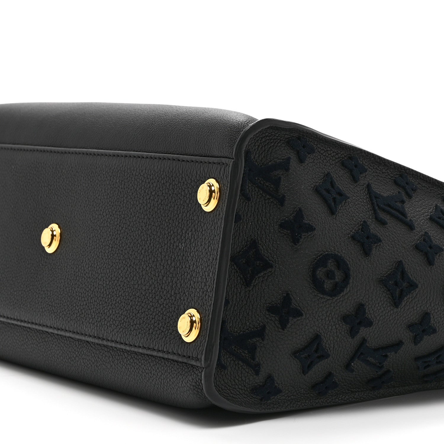 Louis Vuitton Calfskin Monogram Tufting On My Side Black 9 of 9