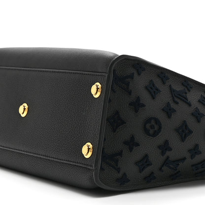 Louis Vuitton Calfskin Monogram Tufting On My Side Black 9 of 9