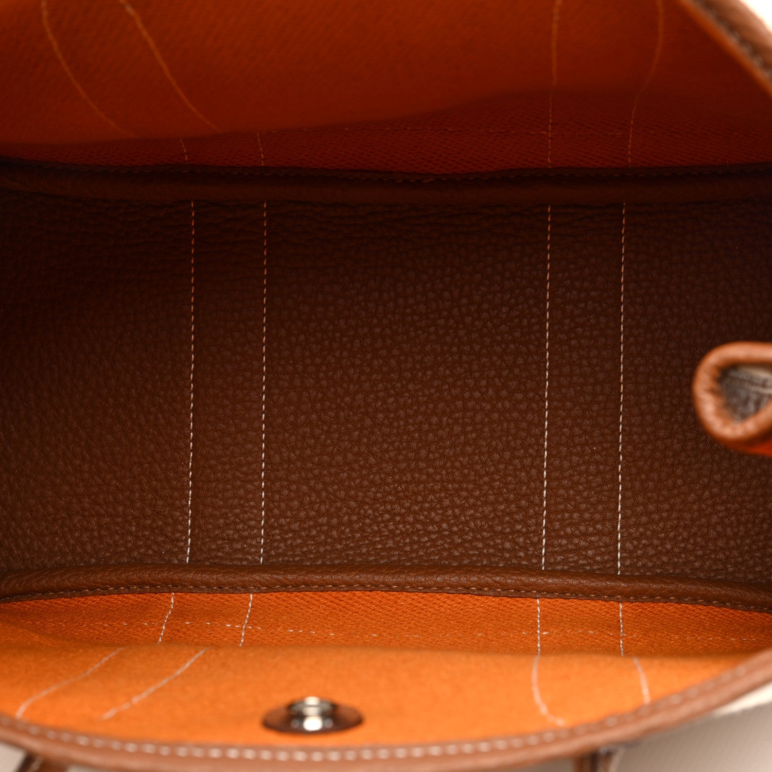 Hermes Toile Negonda Garden Party 30 TPM Ecru Orange Gold 5 of 9