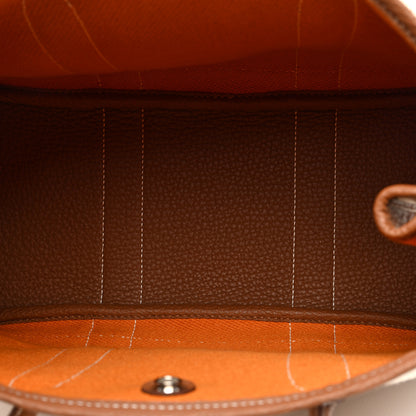Hermes Toile Negonda Garden Party 30 TPM Ecru Orange Gold 5 of 9