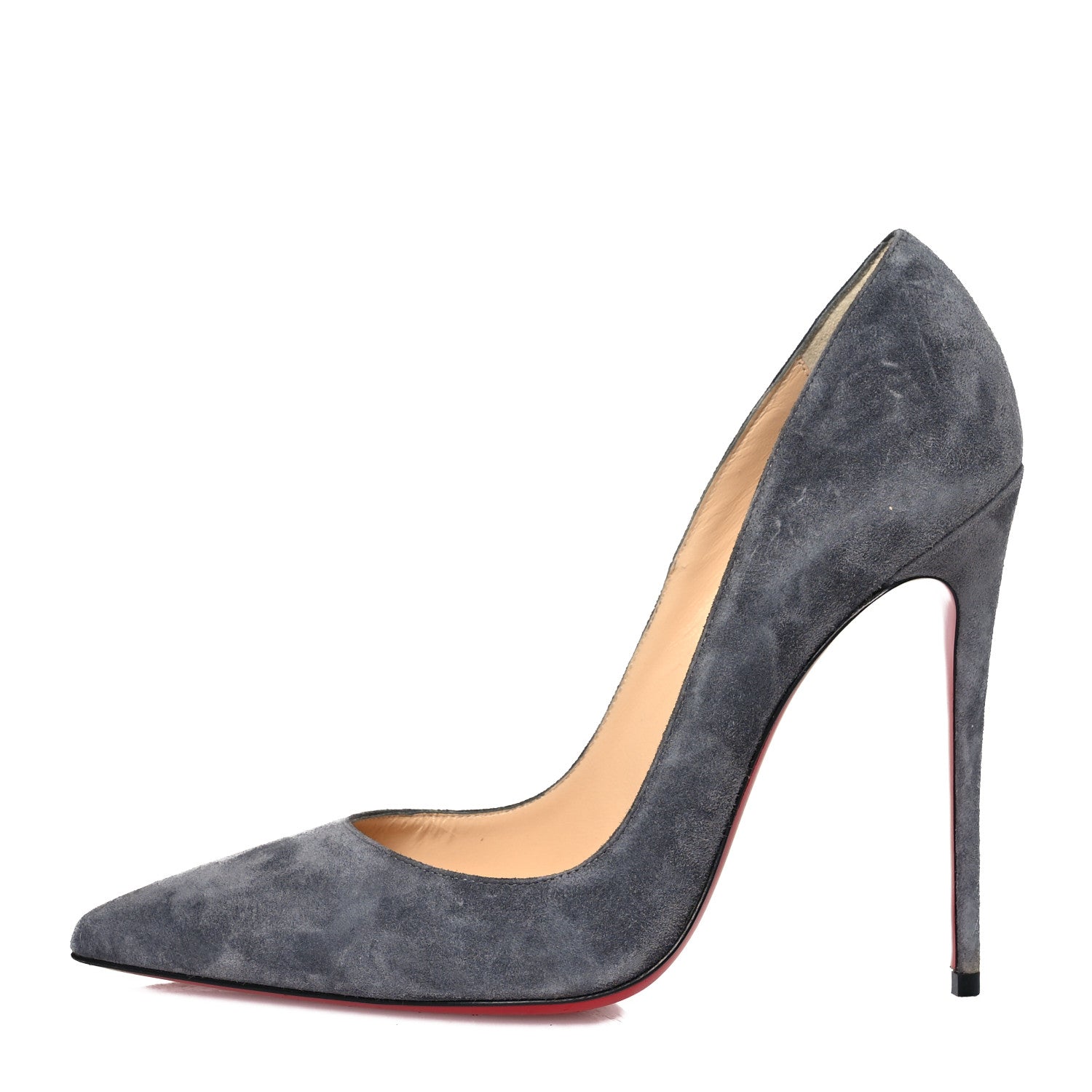Christian Louboutin Veau Velours So Kate 120 Pumps 40.5 Storm 1 of 12