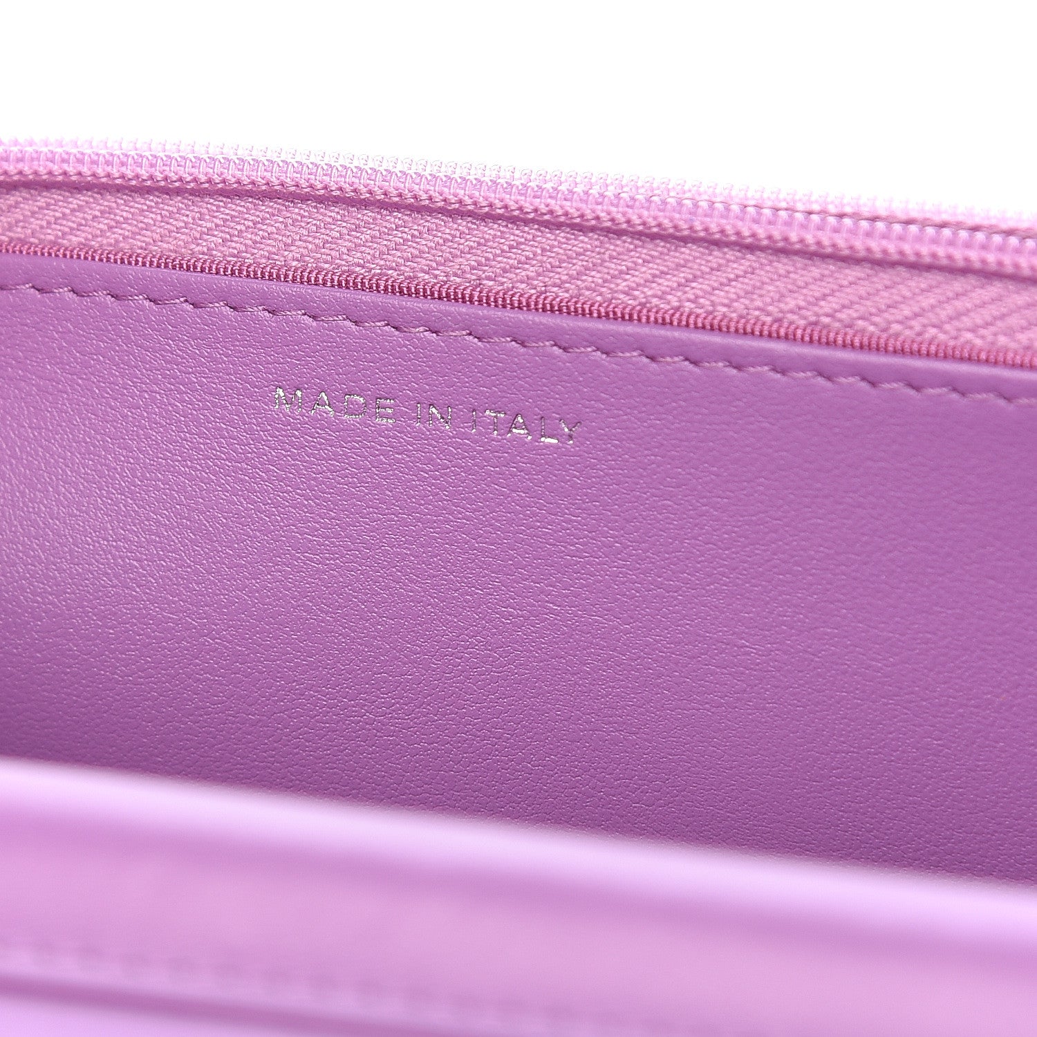 Chanel Tweed Iridescent Wallet On Chain WOC Purple 9 of 12