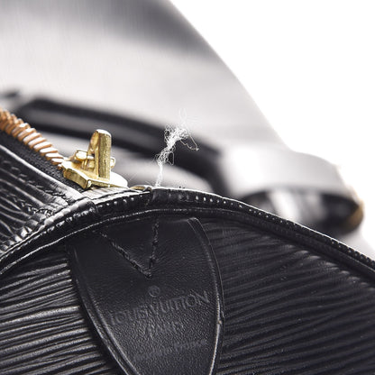 Louis Vuitton Epi Keepall 55 Black 8 of 15