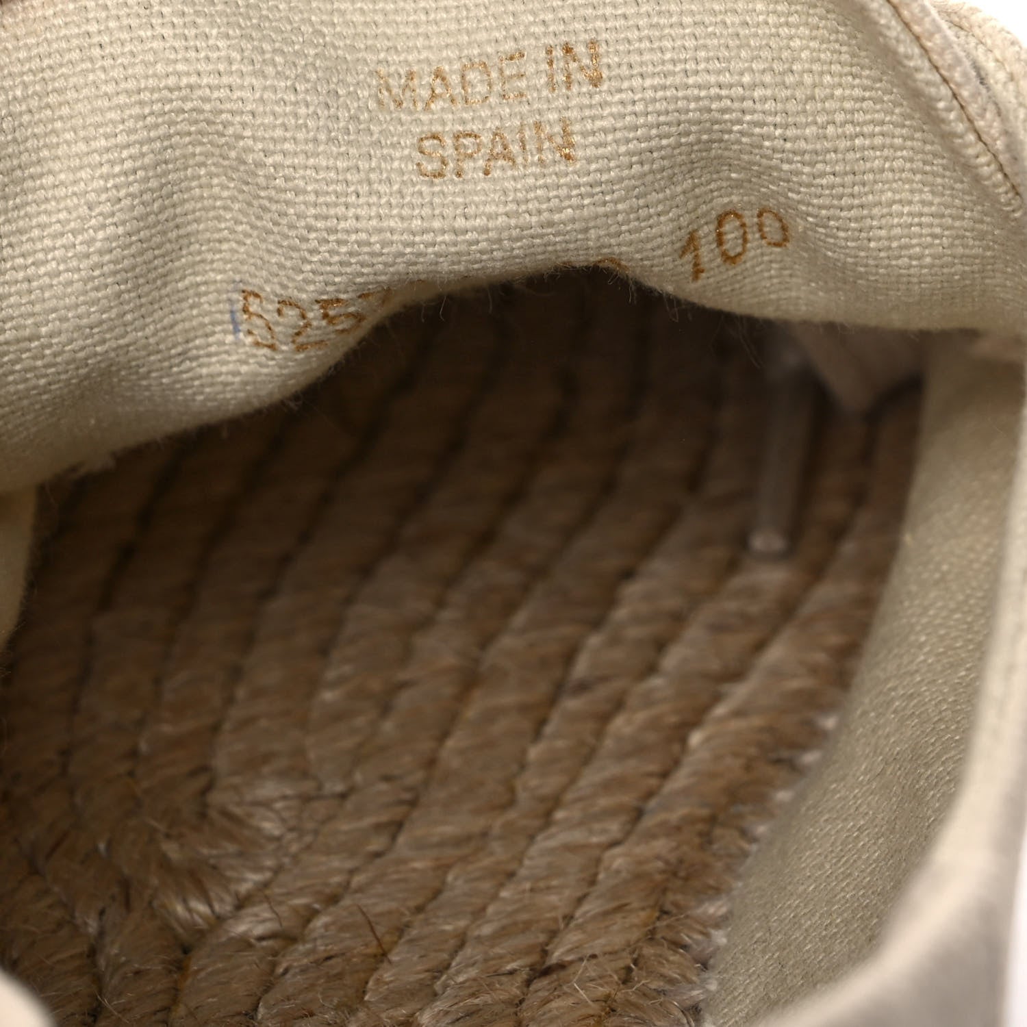 Gucci Canvas Logo Lace-Up Platform Espadrilles 40 Greggio Grege 9 of 9
