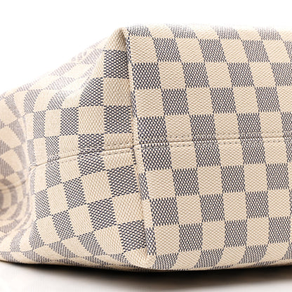 Louis Vuitton Damier Azur Graceful MM Rose Ballerine 8 of 10