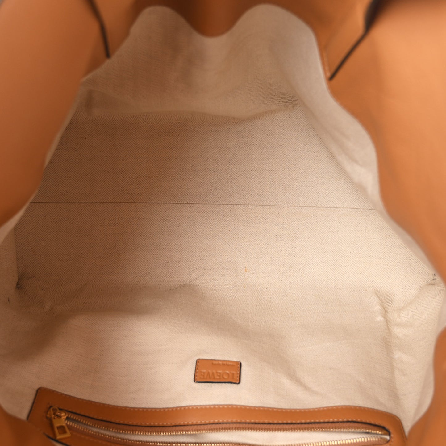 Calfskin Flamenco Knot XL Shoulder Bag Warm Desert
