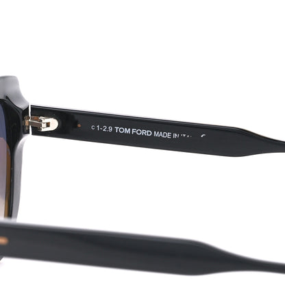 Tom Ford Acetate Polarized Anya Cat Eye Sunglasses TF762 Black 7 of 9