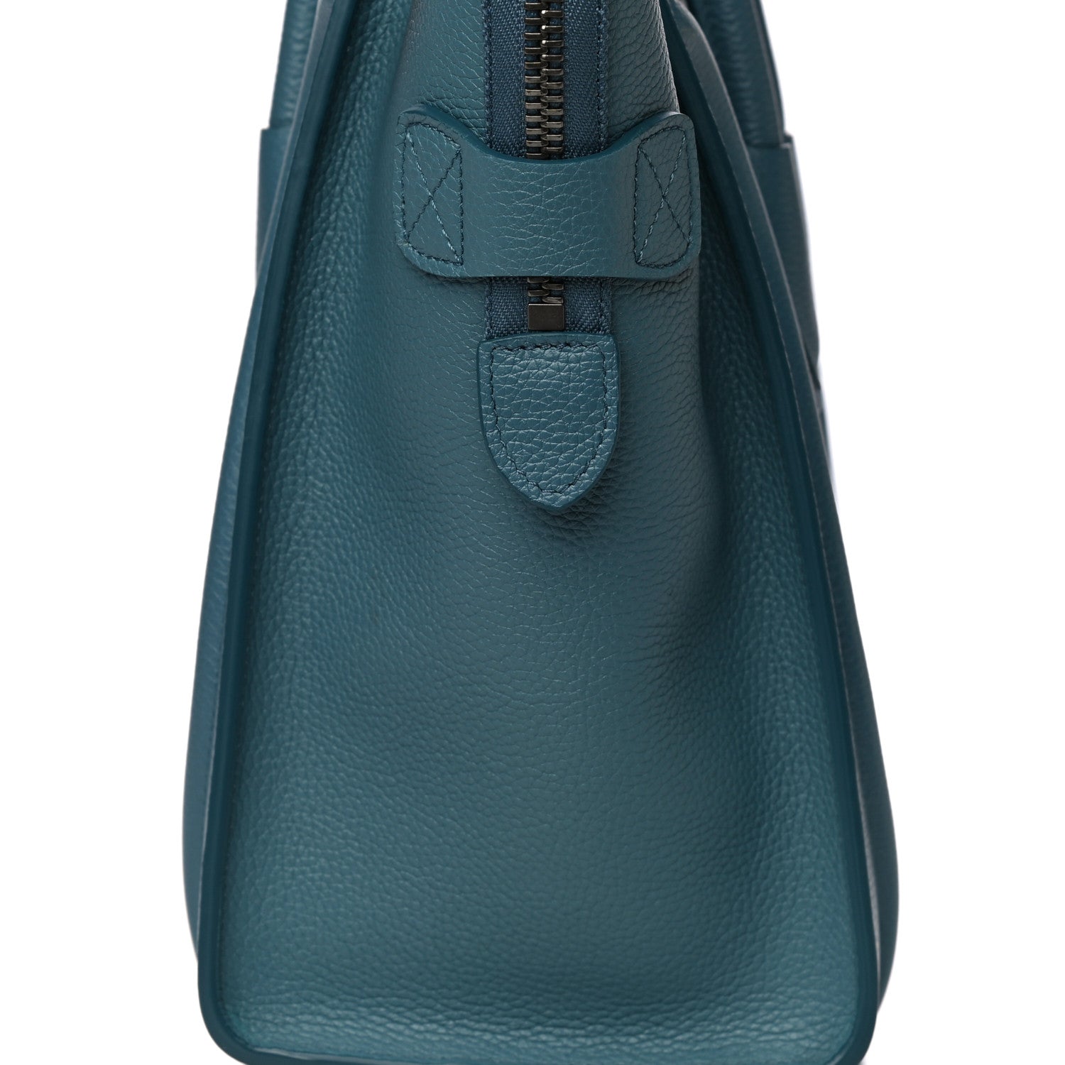 Celine Drummed Calfskin Micro Luggage Celadon 11 of 15