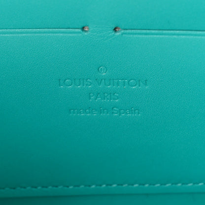 Louis Vuitton LOUIS VUITTON Vernis Zippy Wallet Bleu Lagon 6 of 9