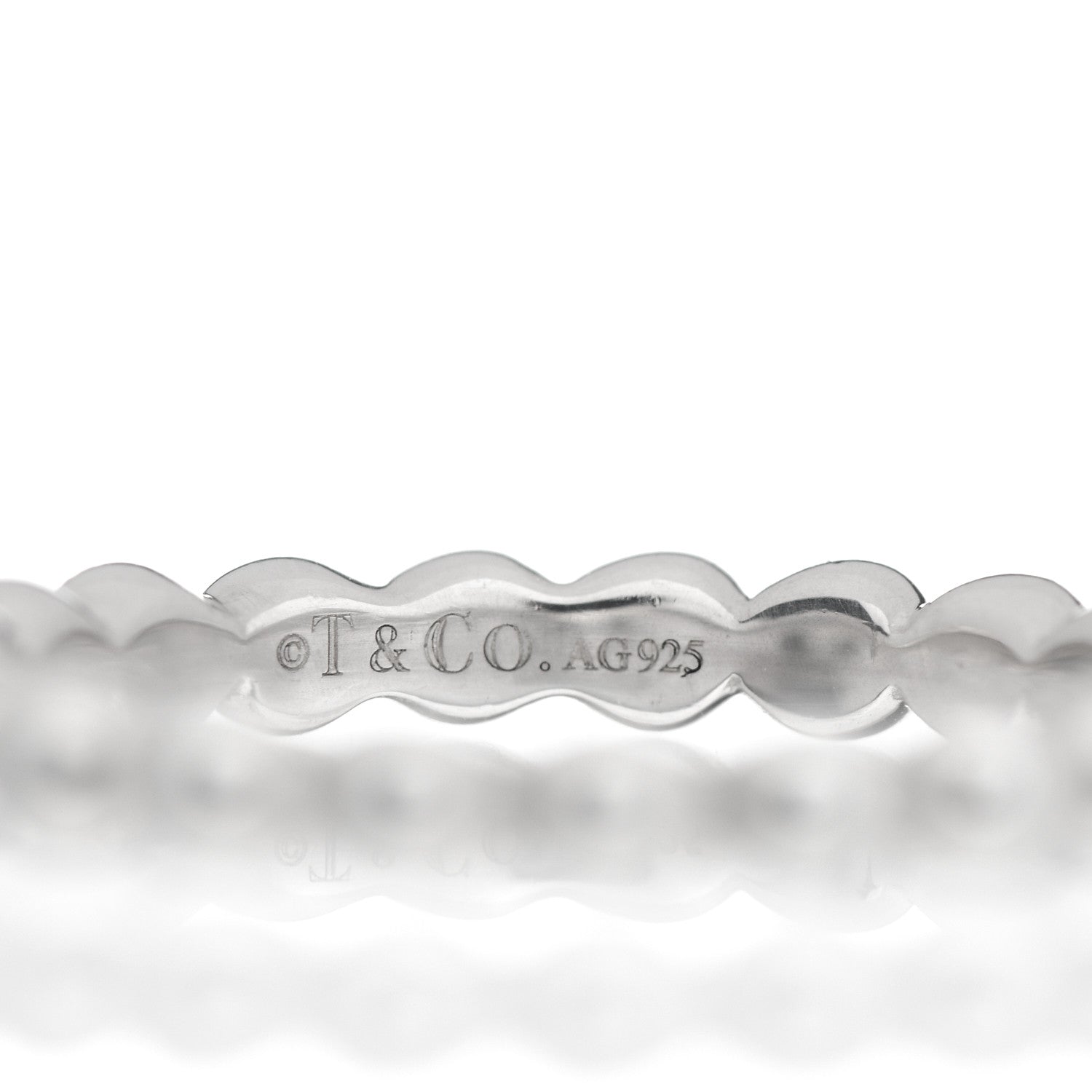 Tiffany Sterling Silver HardWear Bead Ring 53 6.25 4 of 4