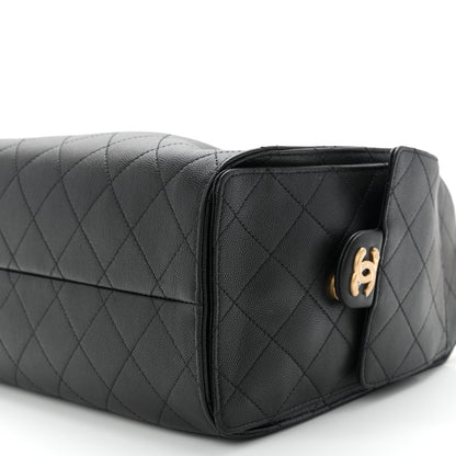 Chanel Caviar Quilted Small Chanel 25 Handbag Black 10 of 10