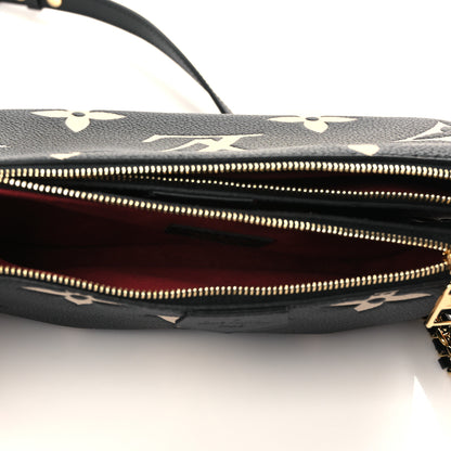Louis Vuitton Empreinte Monogram Giant Multi Pochette Accessories Black Beige 6 of 11