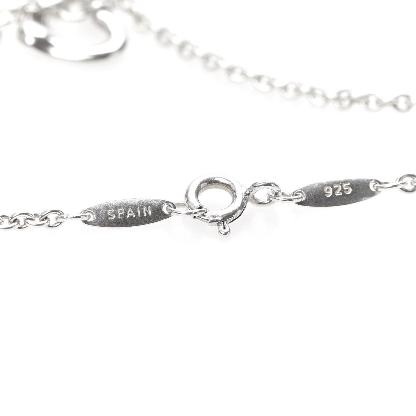 Sterling Silver Elsa Peretti Open Heart Charm Bracelet