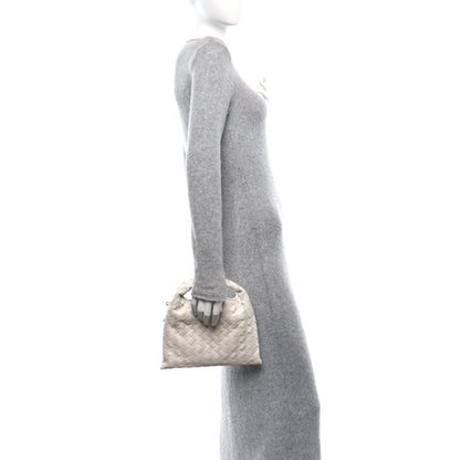 Bottega Veneta Calfskin Intrecciato Mini Hop White 2 of 10