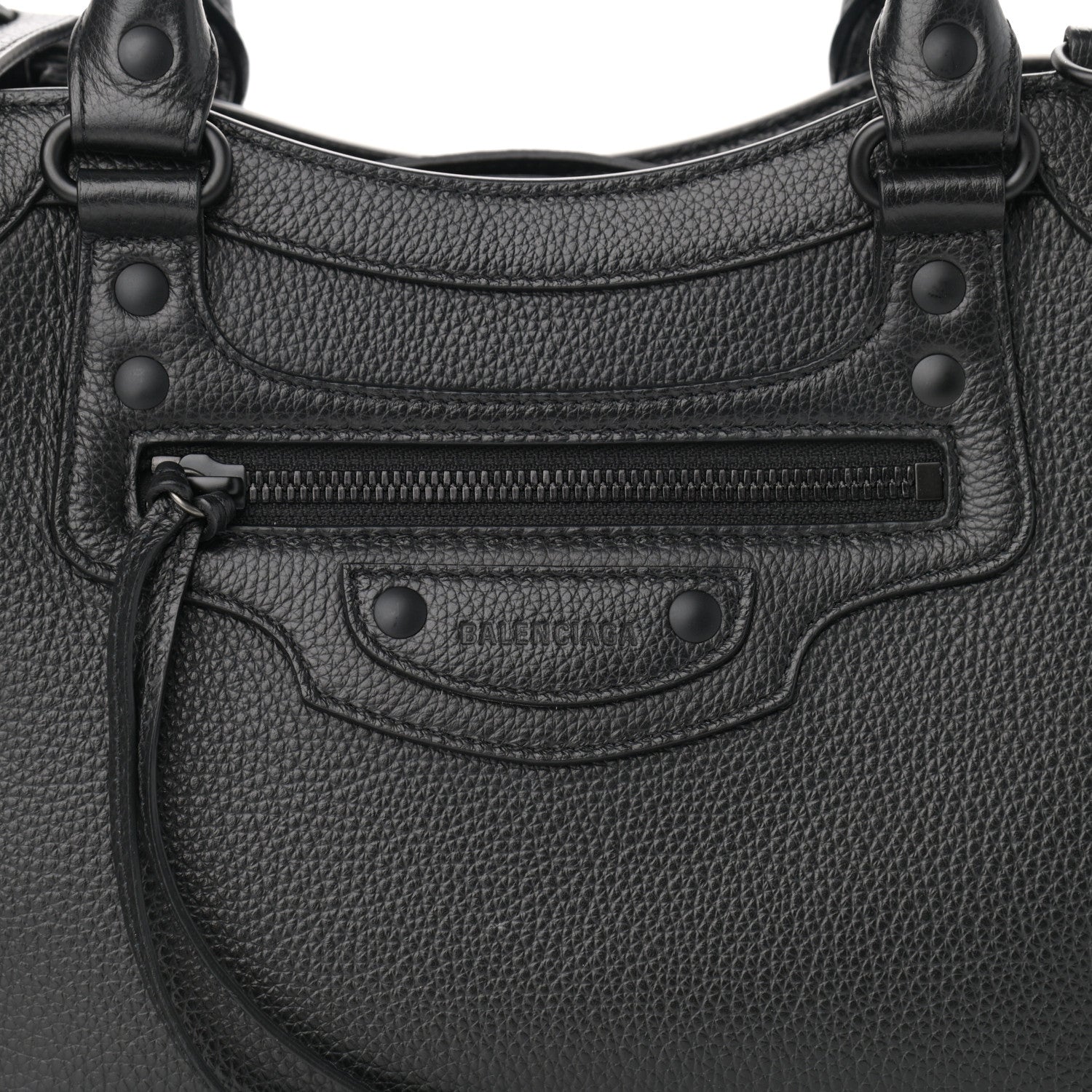 Balenciaga Grained Calfskin Neo Classic Black Hardware S City Black 10 of 10