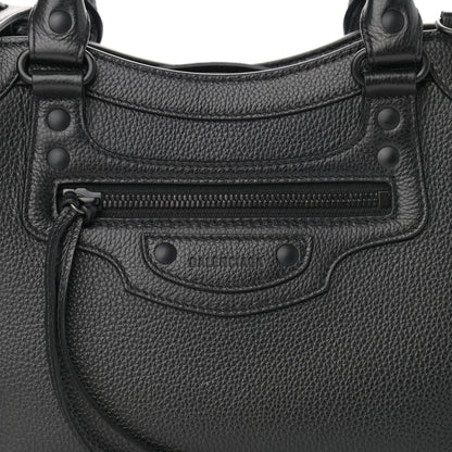 Balenciaga Grained Calfskin Neo Classic Black Hardware S City Black 10 of 10