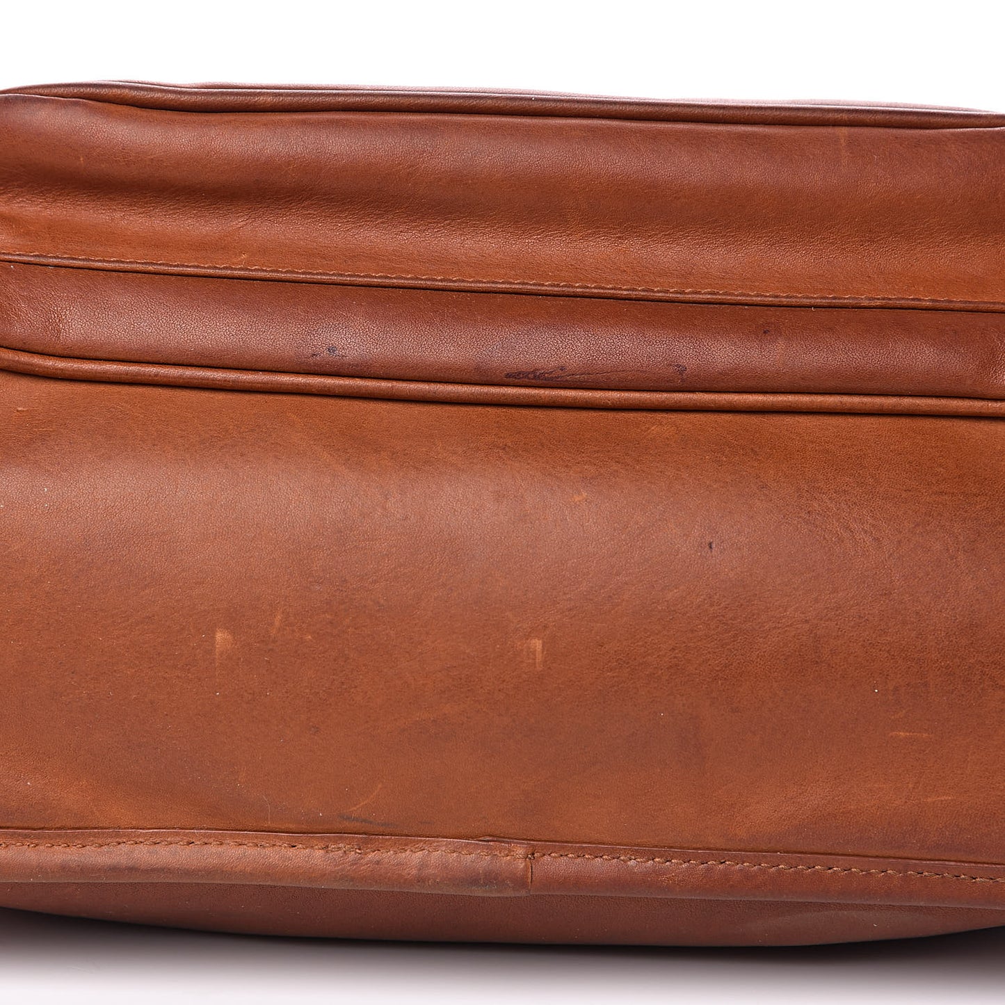 Calfskin Monogram Medium Niki Chain Satchel Cognac