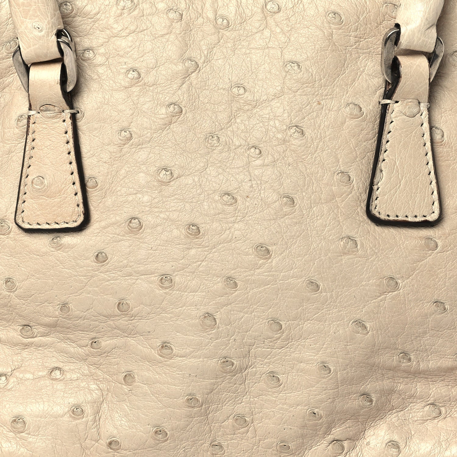 Prada Ostrich Mini Pyramid Bag 7 of 9