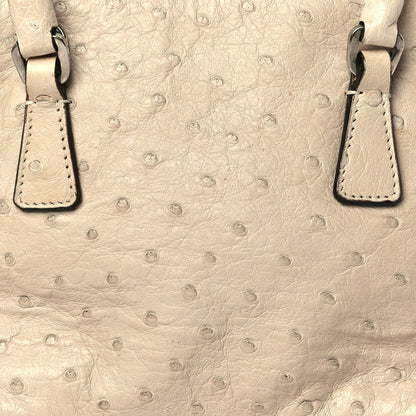 Prada Ostrich Mini Pyramid Bag 7 of 9