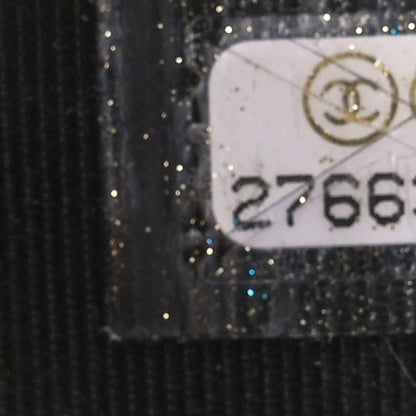 Chanel Iridescent Caviar Quilted Small Clutch With Chain Black 10 of 14