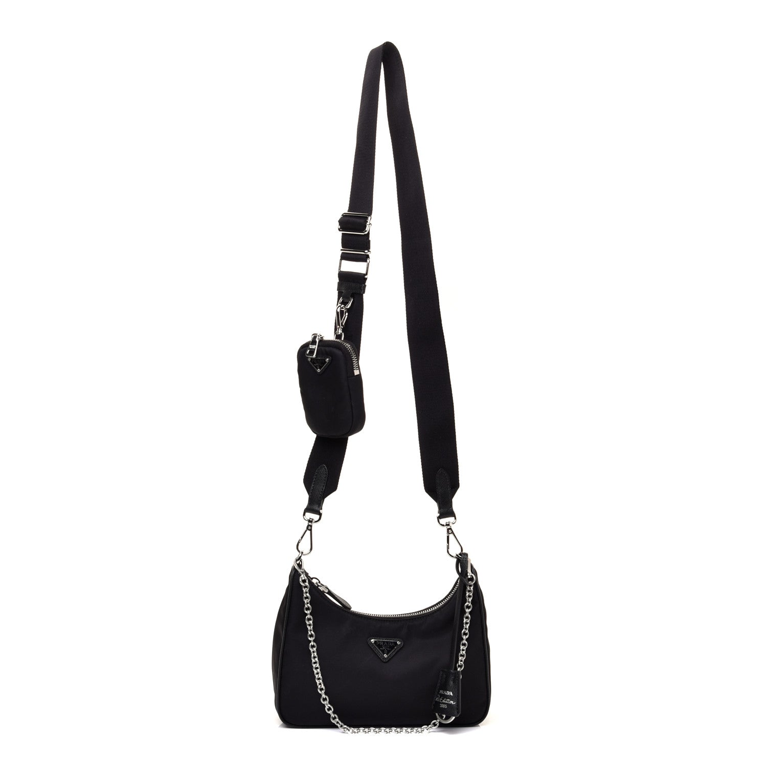 Prada Nylon Re-Edition 2005 Shoulder Bag Black 1 of 12