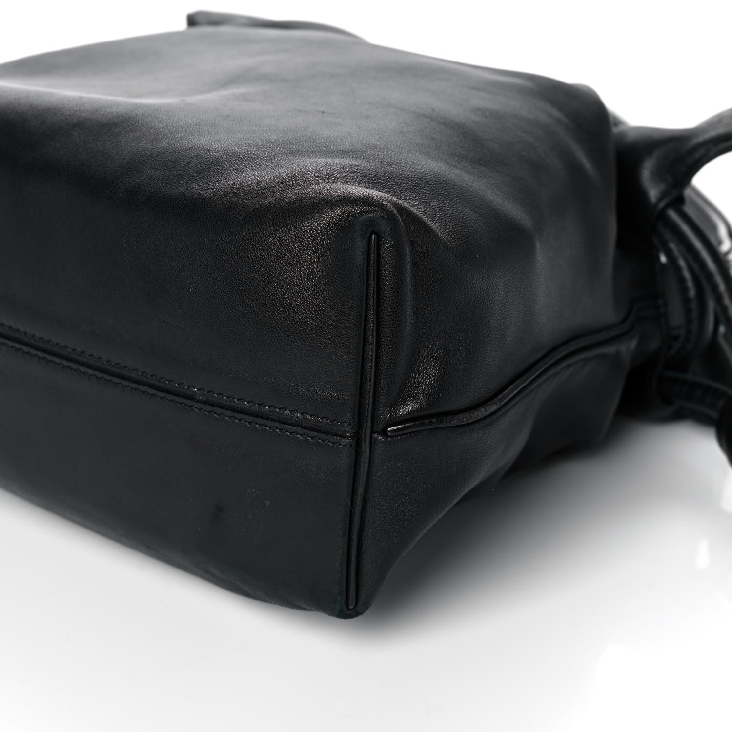 Loewe Calfskin Small Flamenco Knot Bag Black 9 of 13