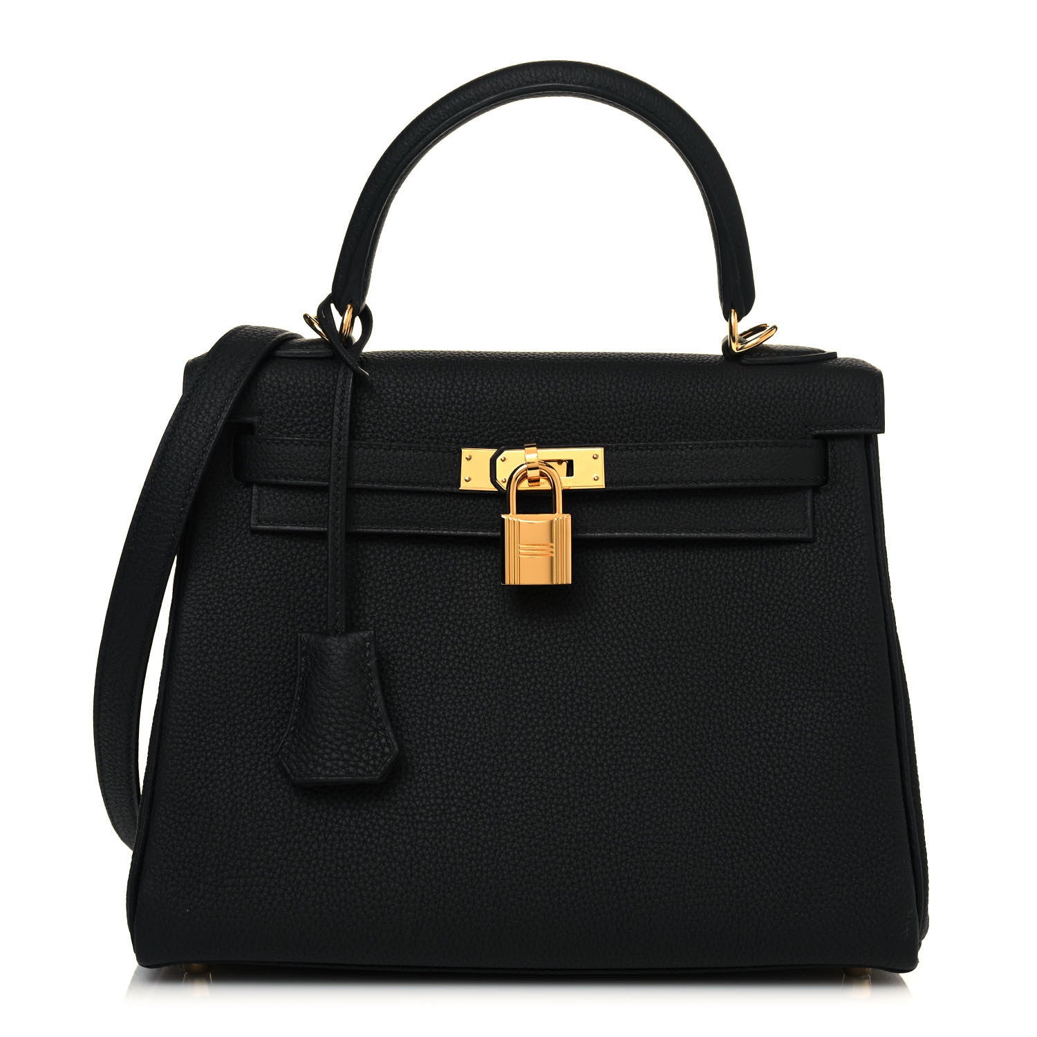 Hermes Togo Kelly Retourne 25 Black 1 of 35