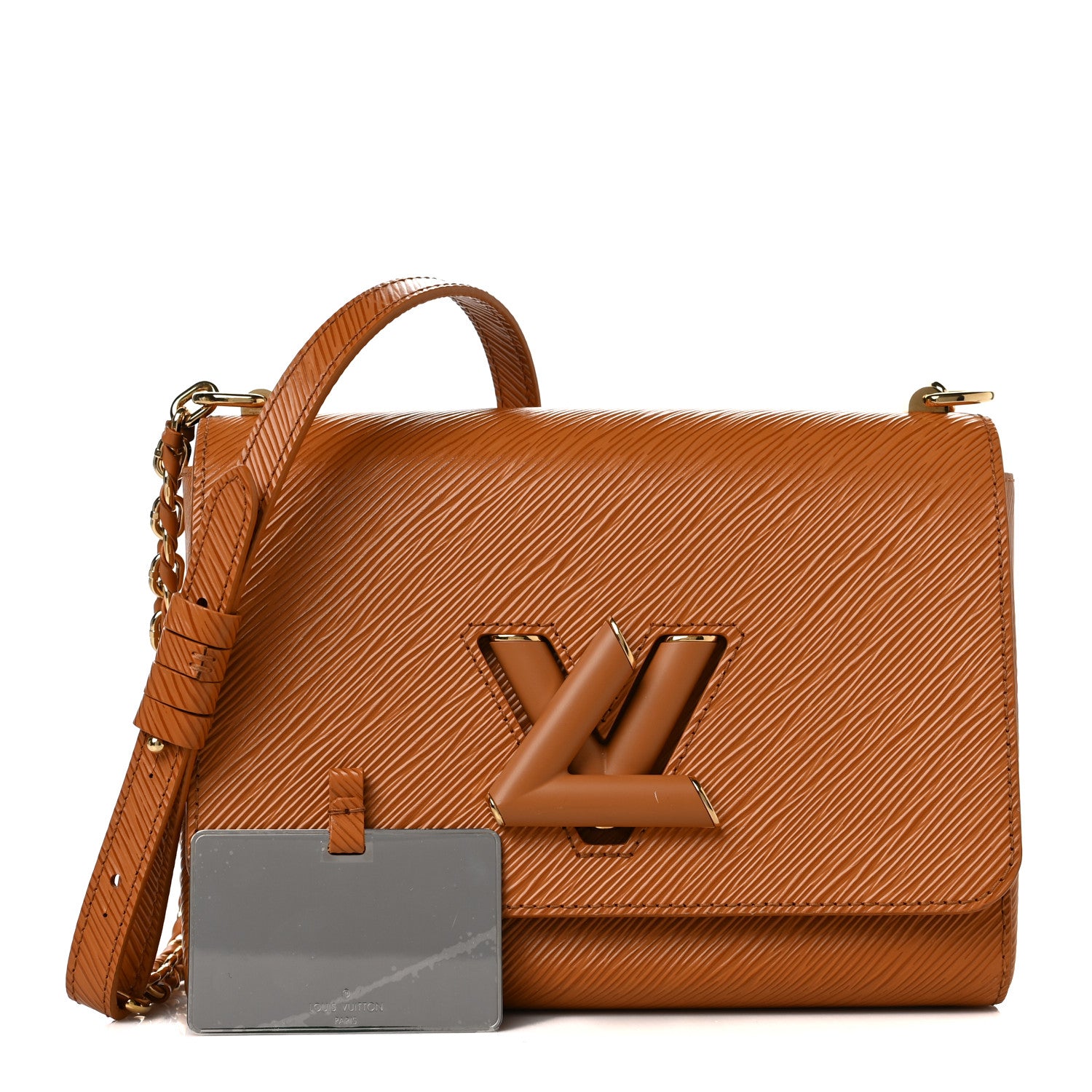Louis Vuitton Epi Twist Shoulder Bag MM Gold Miel 1 of 8