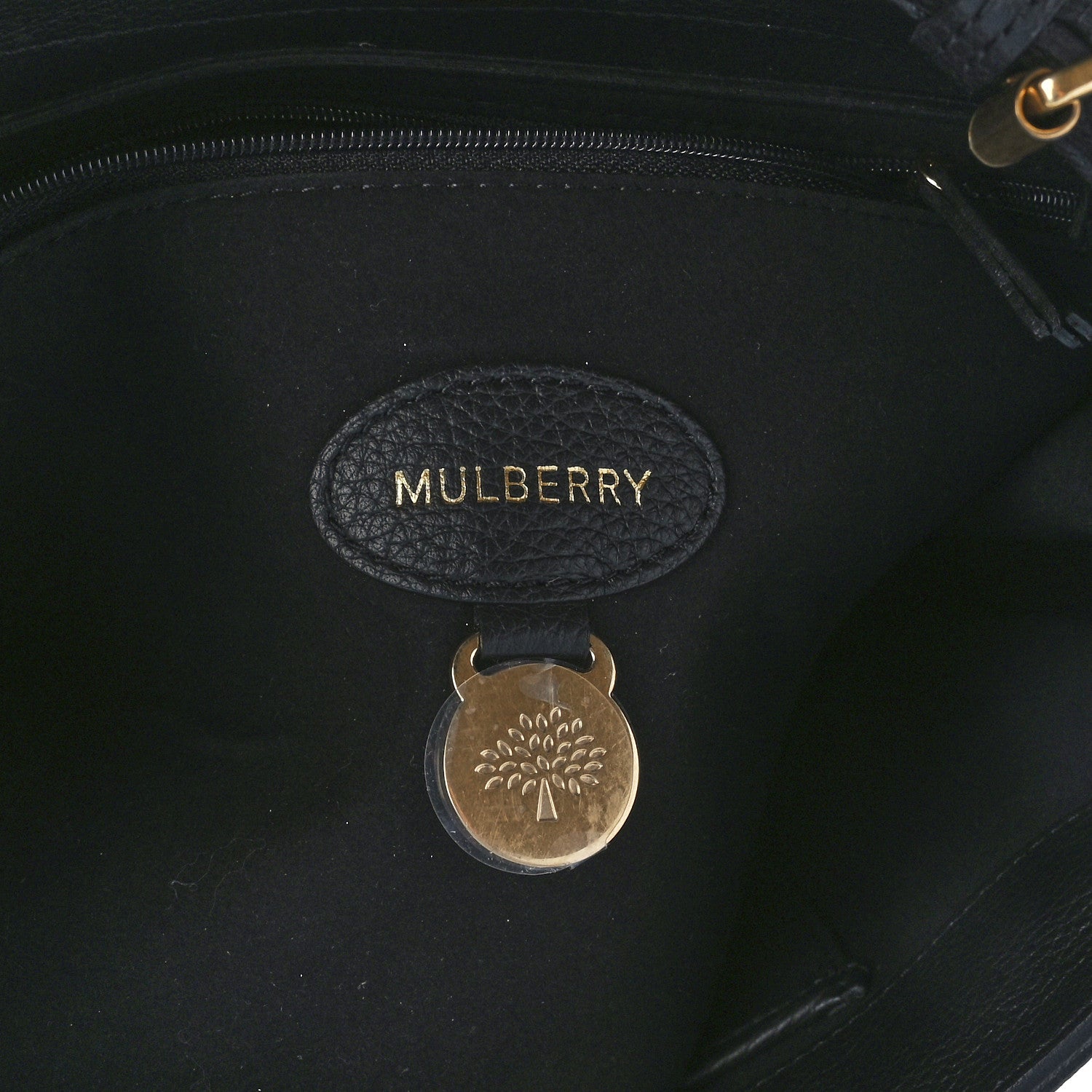 Mulberry Goat Printed Calfskin Small Freya Hobo Black 6 of 10
