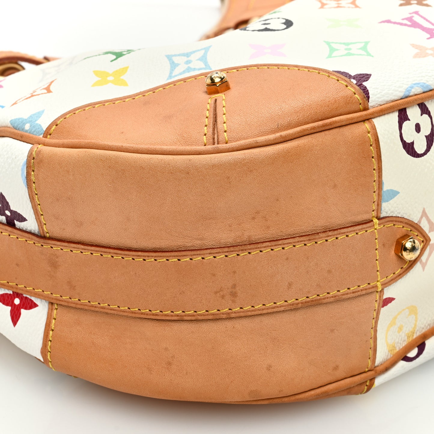 LOUIS VUITTON Monogram Multicolor Greta White