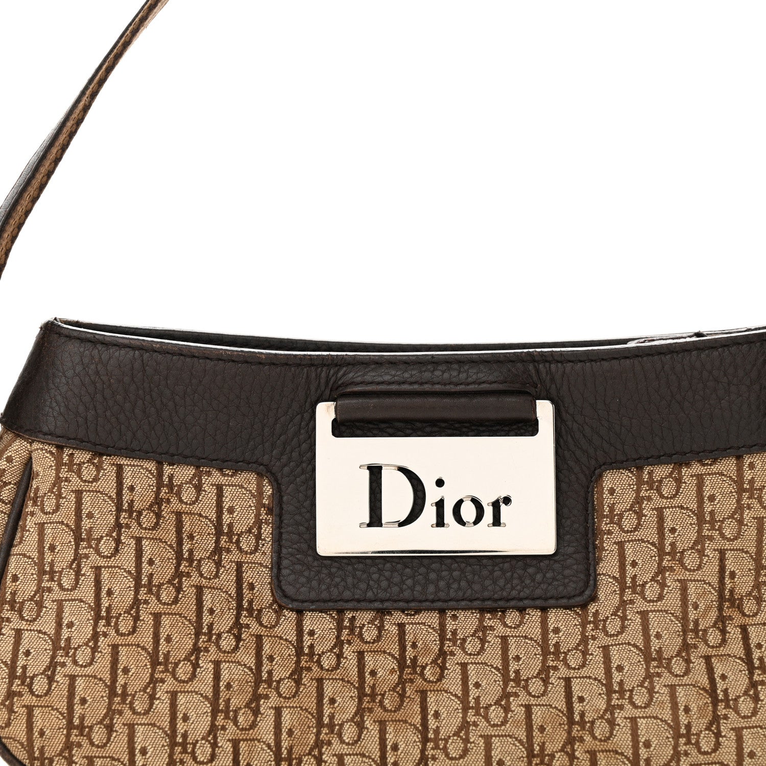 Christian Dior Monogram Street Chic Shoulder Bag Brown Beige 8 of 17