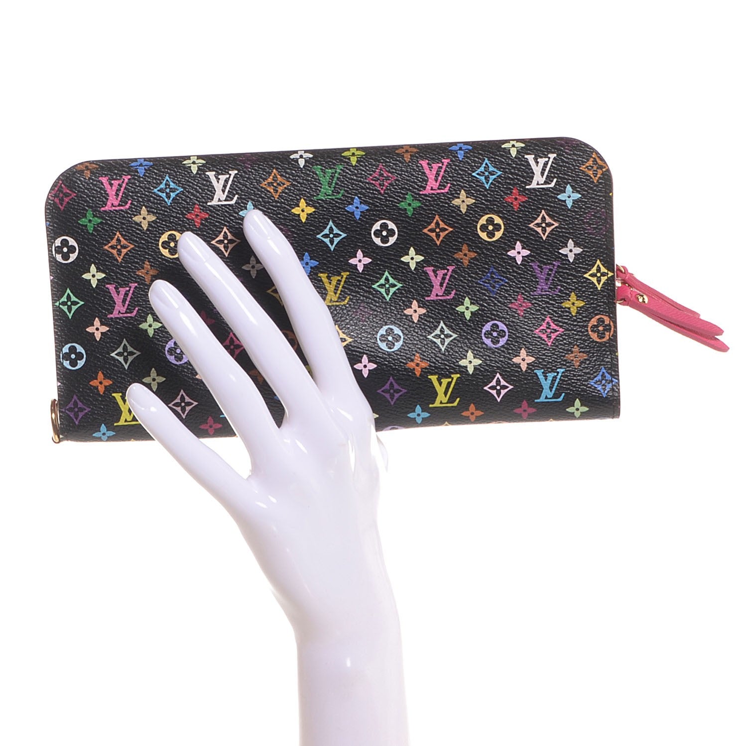 Louis Vuitton Monogram Multicolor Insolite Wallet Black Grenade 2 of 8