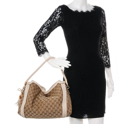 Gucci Monogram Medium Bella Hobo Off White 2 of 8