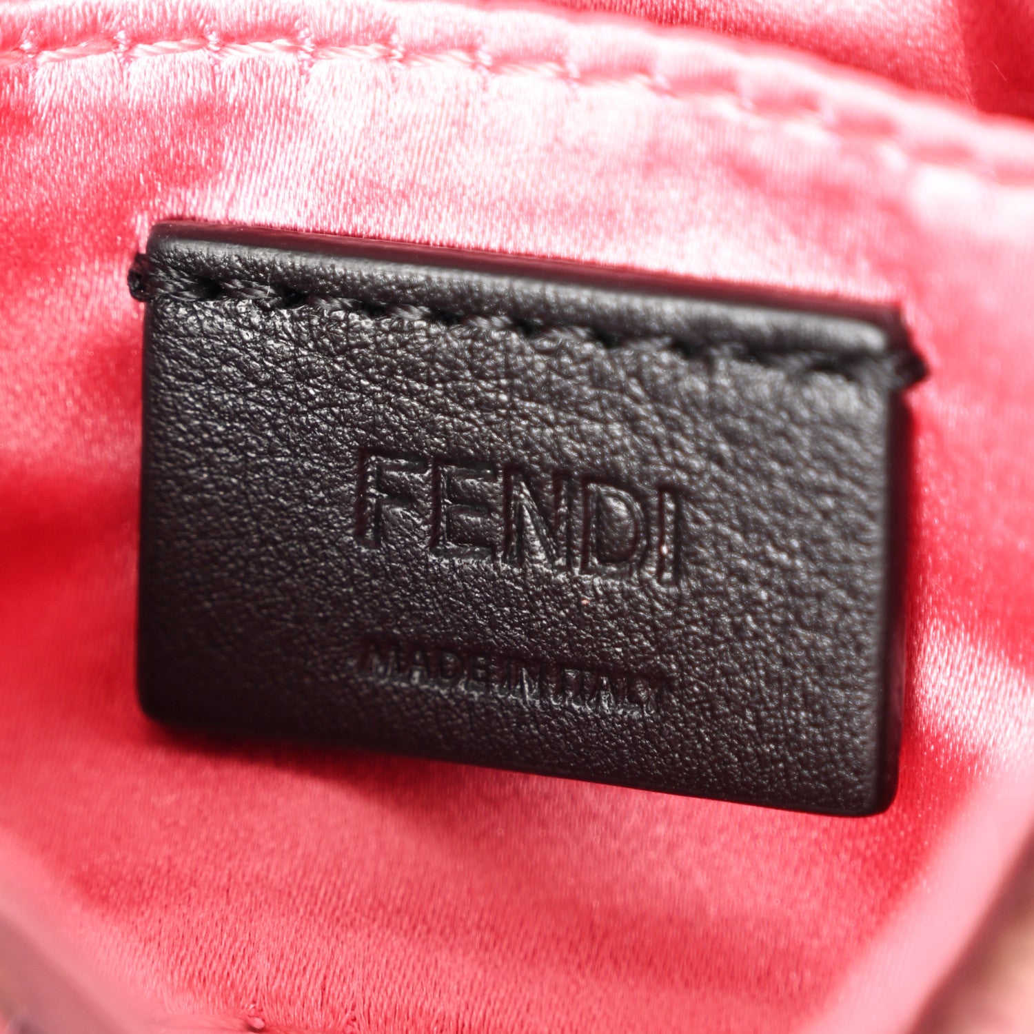Fendi Sequin Paillettes Shiny Nappa Sex and the City Nano Maxi Buckle Baguette Charm Ciclamino Pilar 6 of 11