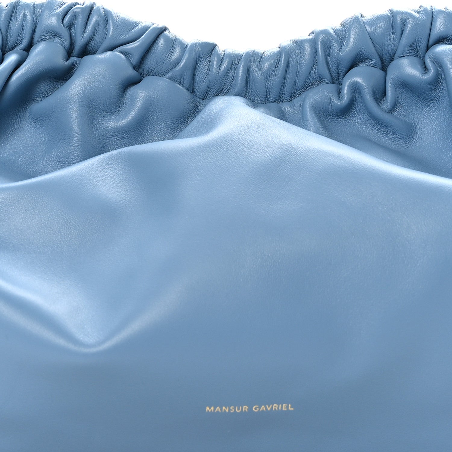Mansur Gavriel Lambskin Cloud Clutch Lago 7 of 9