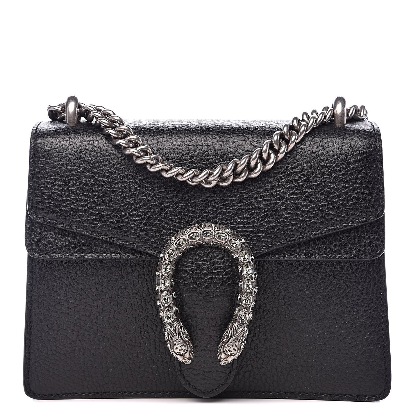 Calfskin Mini Dionysus Shoulder Bag Black