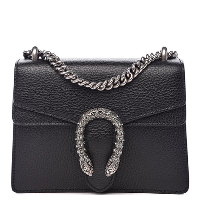 Gucci Calfskin Mini Dionysus Shoulder Bag Black 1 of 12