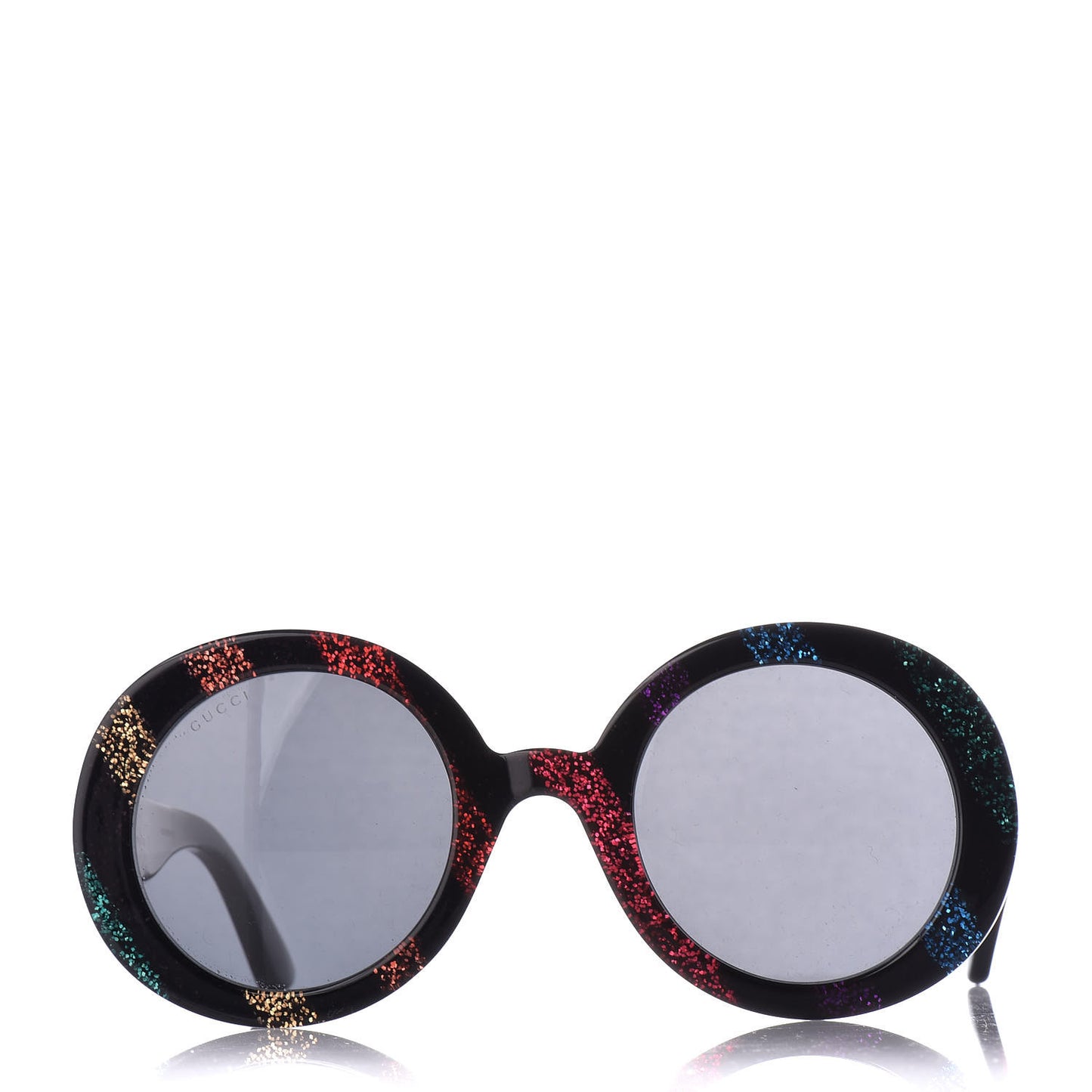 Acetate Round Glitter GG0319S Sunglasses Rainbow