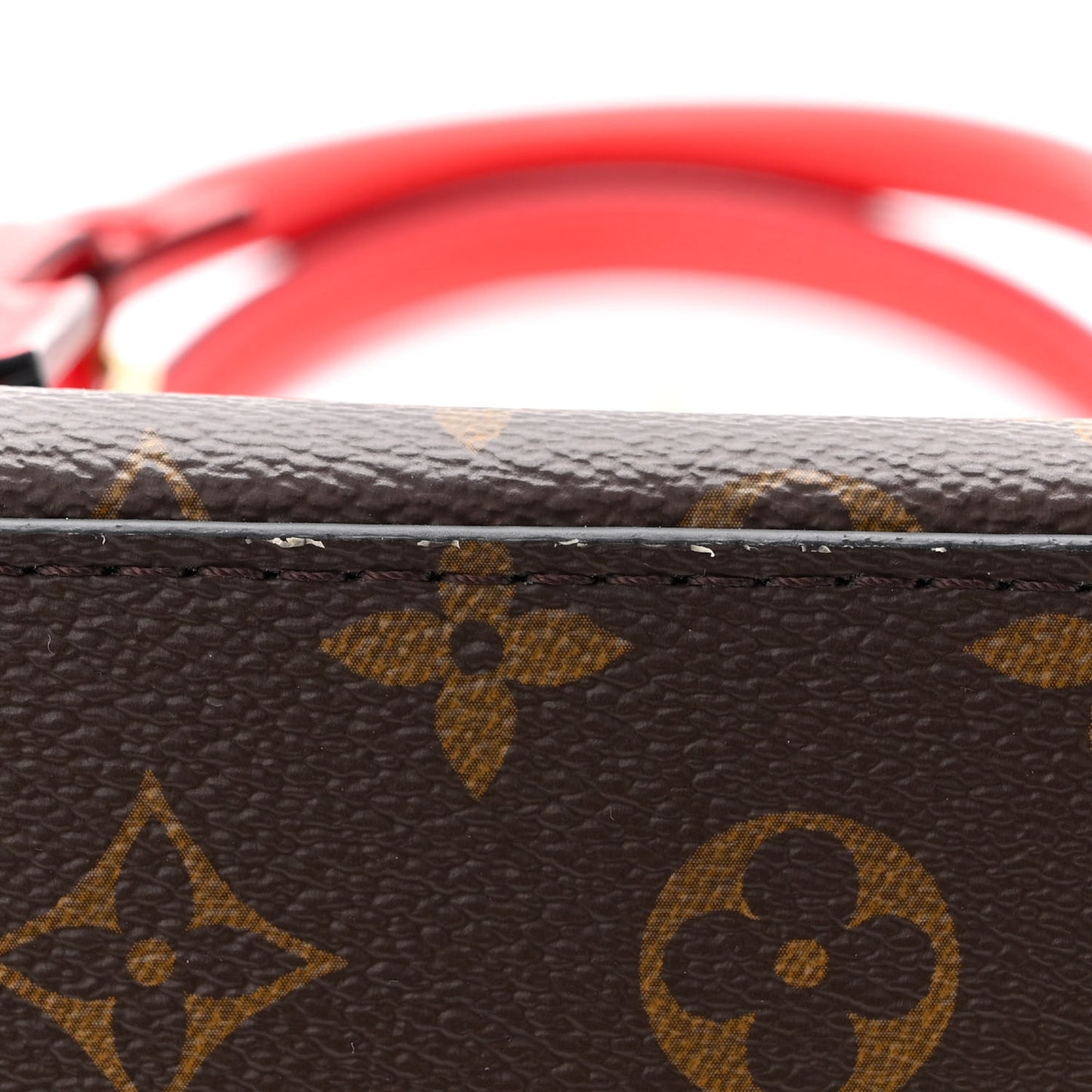 Monogram Flower Tote Coquelicot